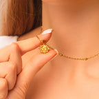 Sun Face Necklace