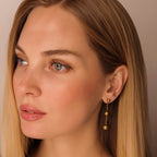 Dangle Bead Drop Earrings