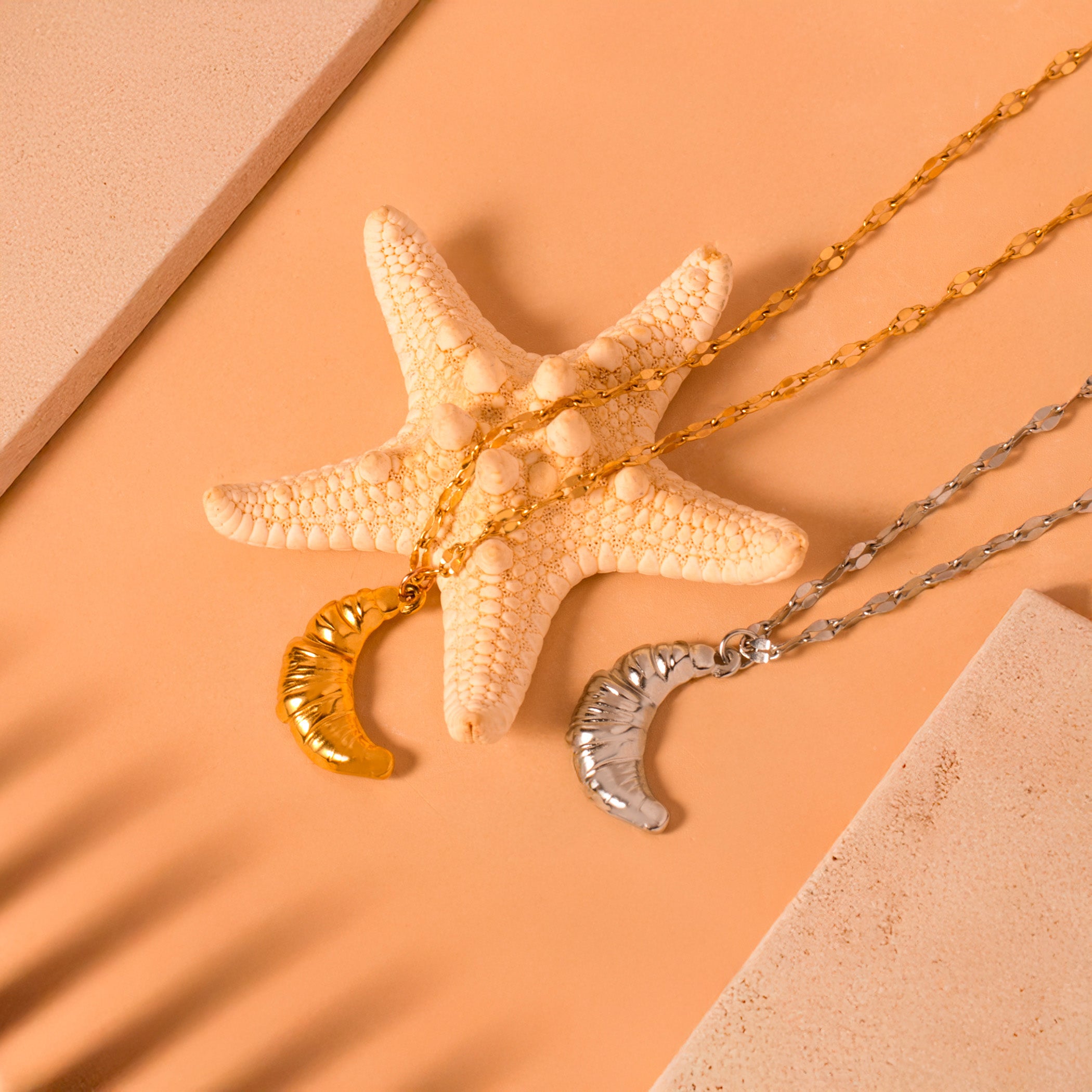 Croissant necklace