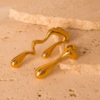 Mismatched Melting Earrings