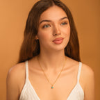 aquamarine birthstone necklace