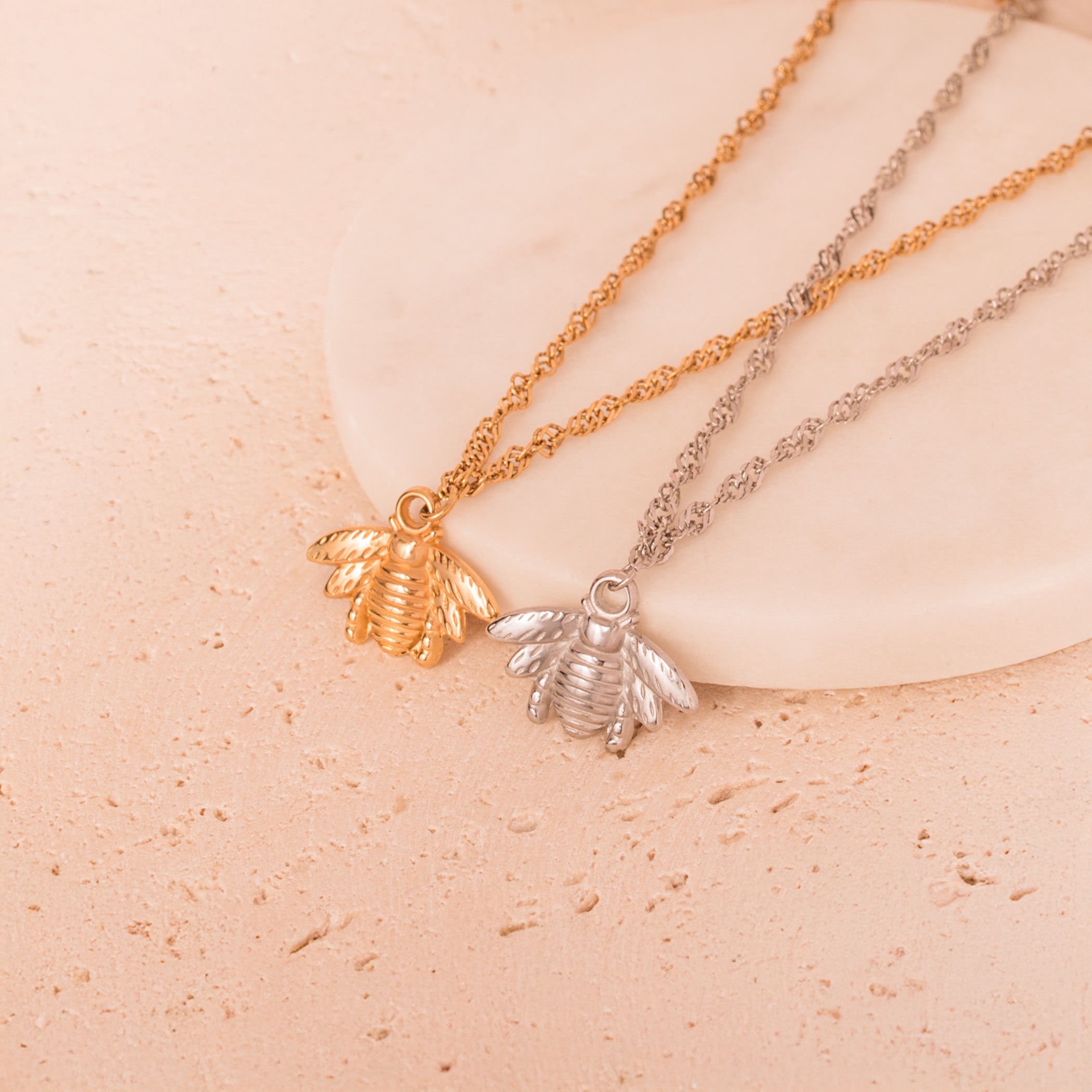 bee necklace