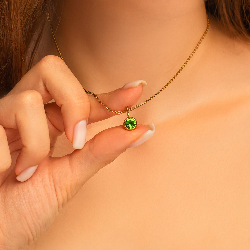 birthstone necklace