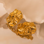 bold gold earrings