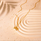 dragonfly gold necklace