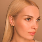 elegant gold hoop earrings