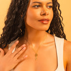 elegant key necklace
