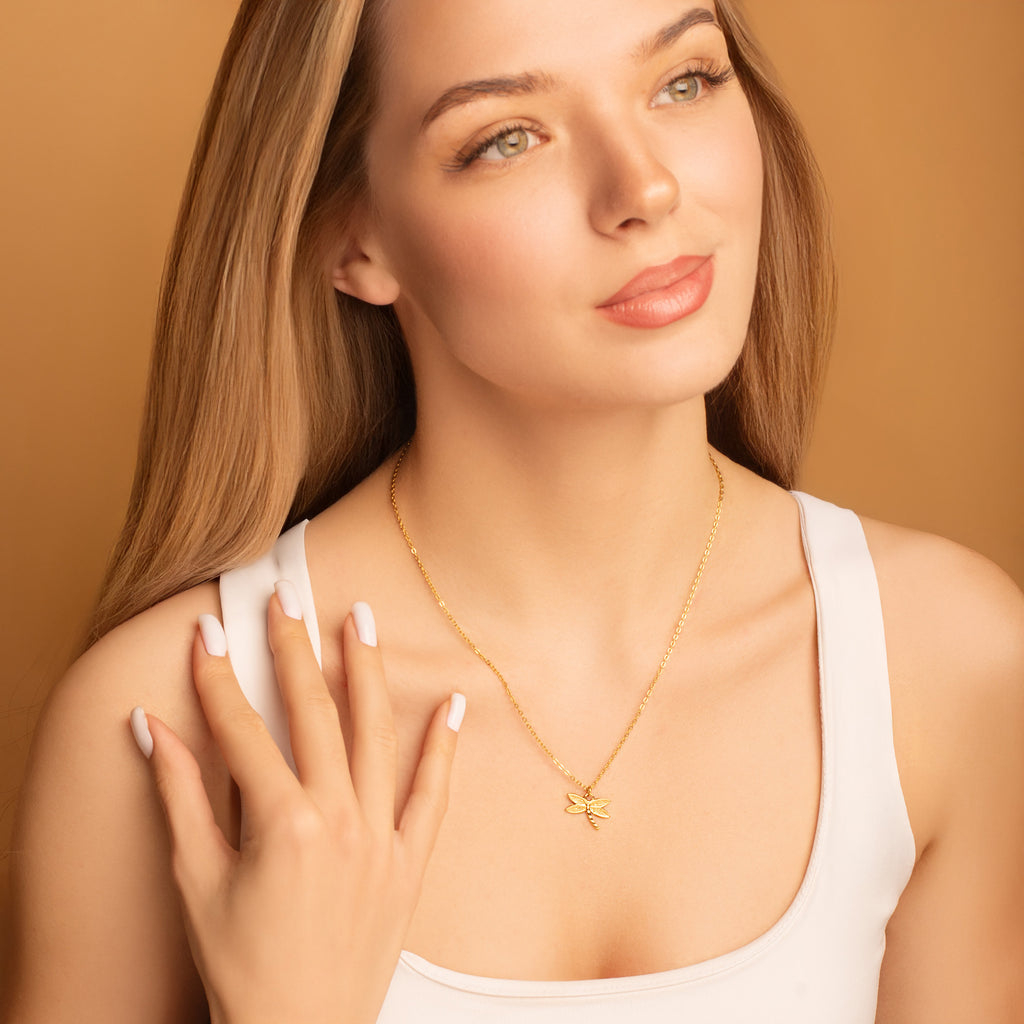 everyday dragonfly necklace