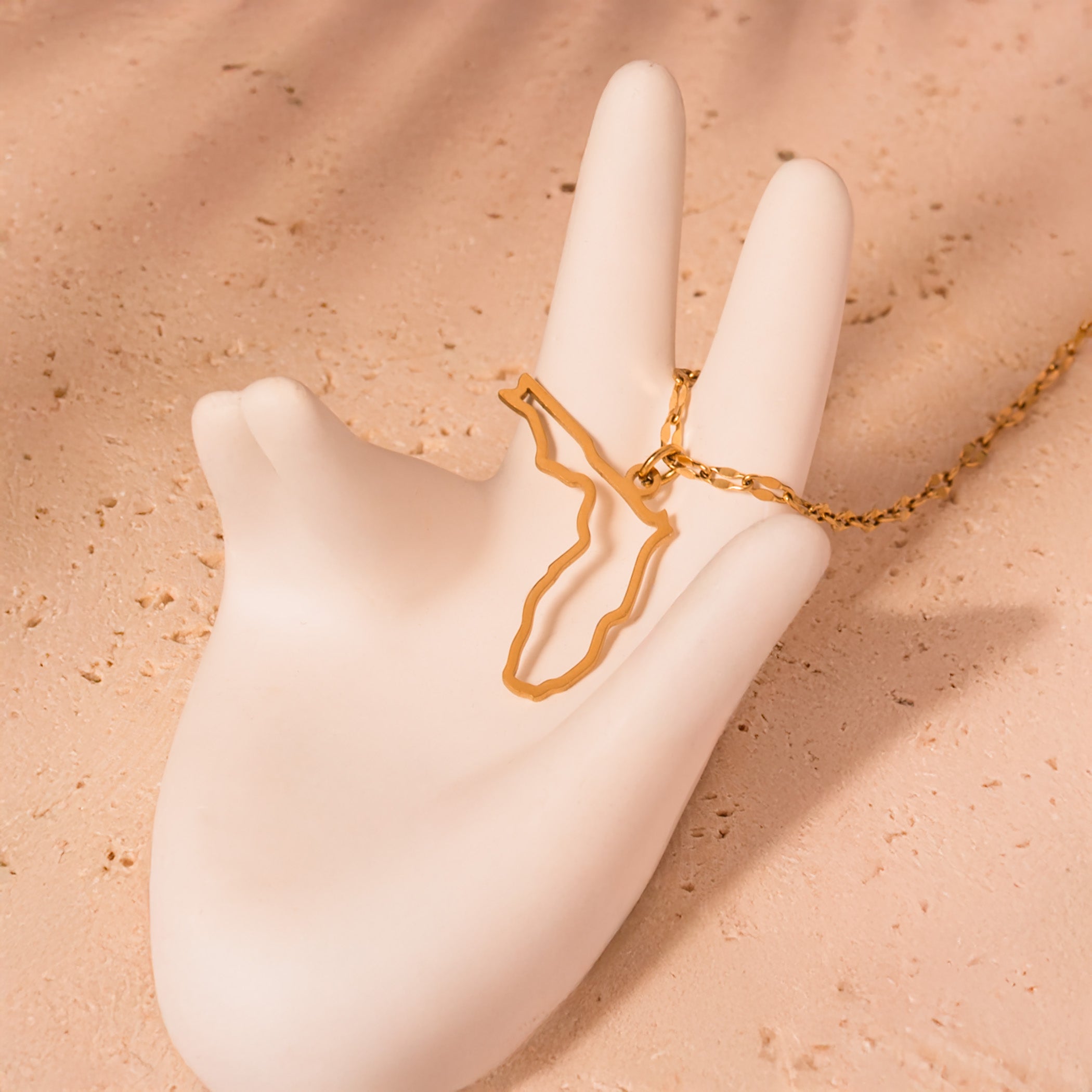 gold Florida necklace