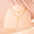 gold layered chain necklace
