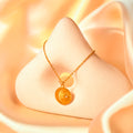 gold moon and star necklace