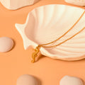gold seahorse necklace