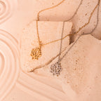 lotus necklace