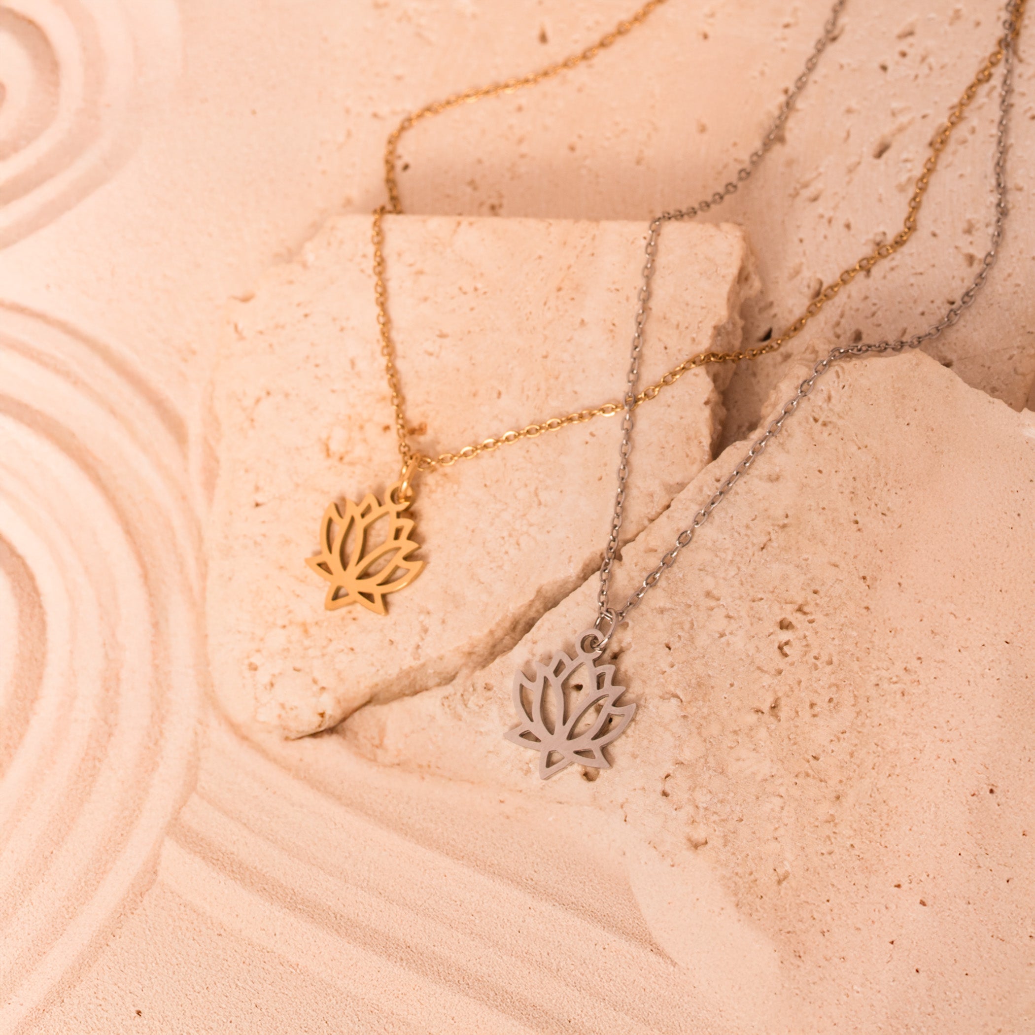 lotus necklace