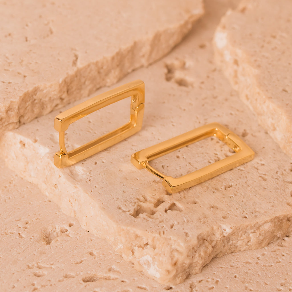 modern gold hoops