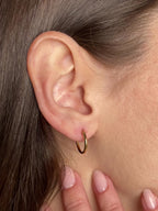 thin hoop earrings