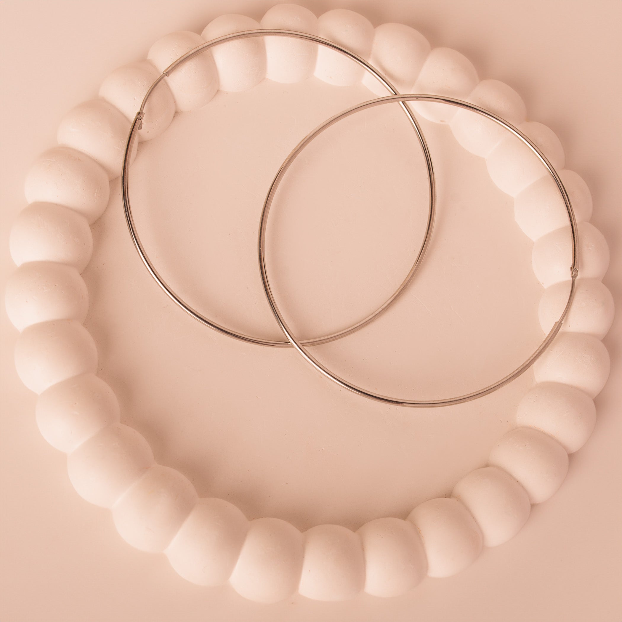 70mm large gold hoop earrings 