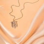 silver Skeleton Necklace