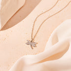 silver dragonfly necklace