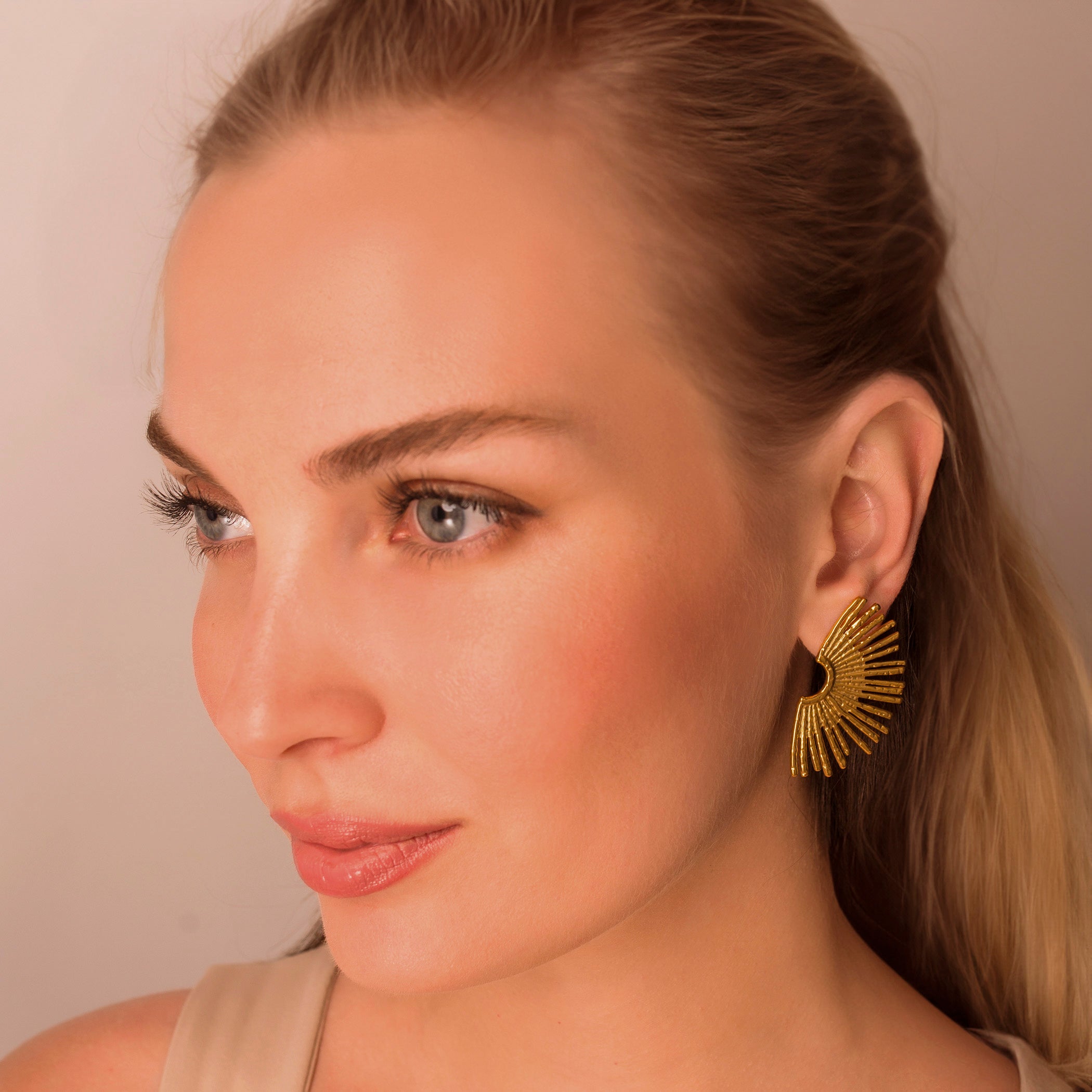 statement spike earrings