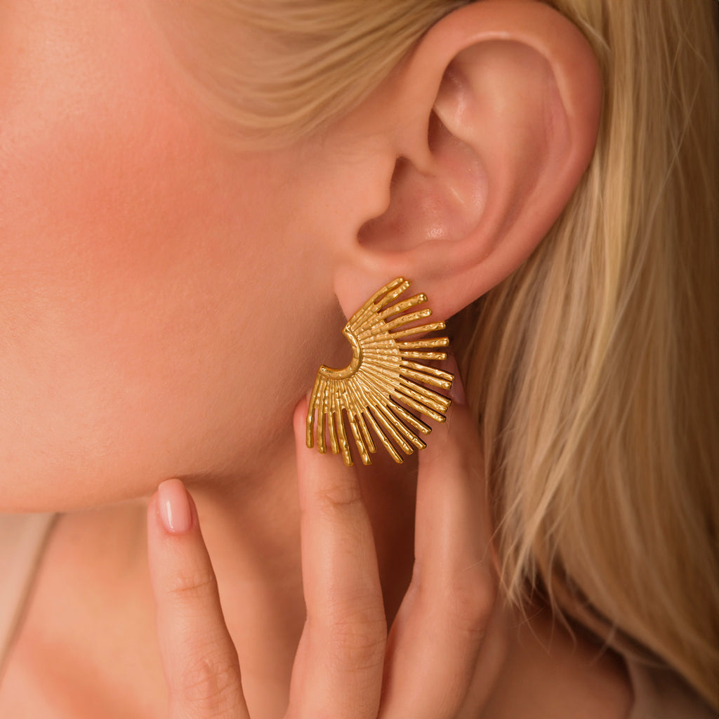 sunburst earrings