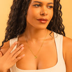 world heart pendant necklace
